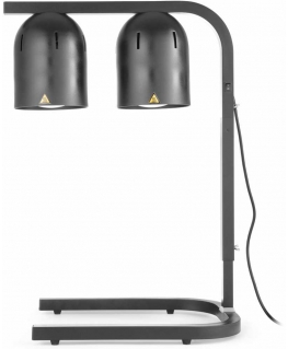 Heating lamp for heating french fries, black, 500 W - Hendi 273913
