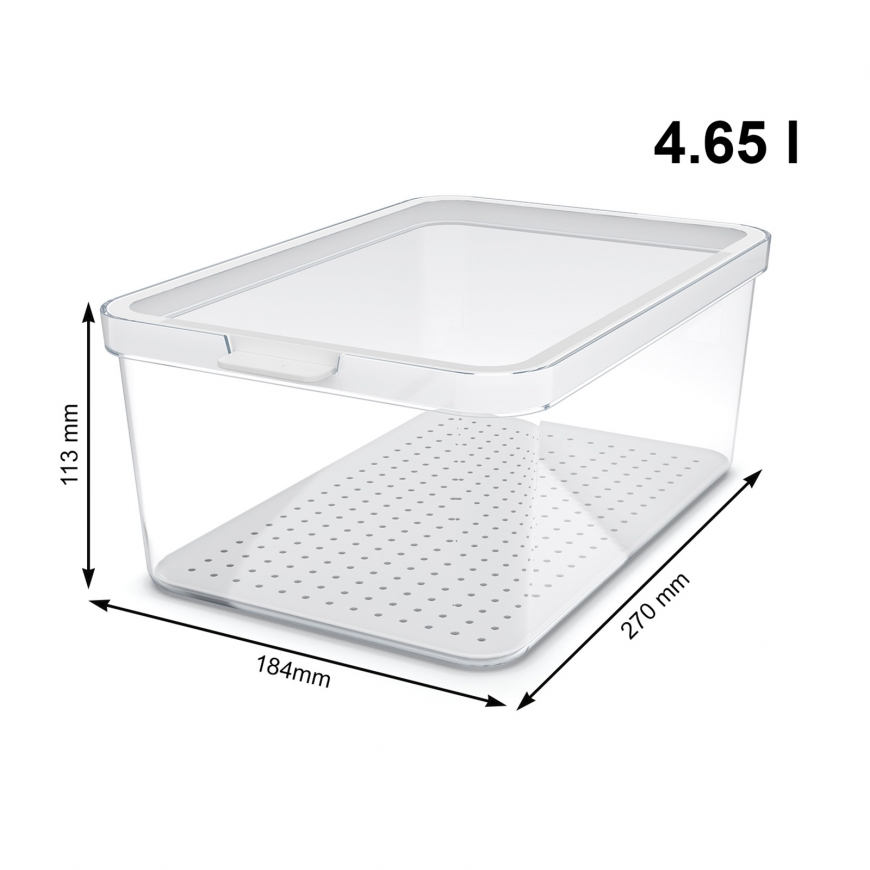 Rotho Cauma 4,65 L biały – 2