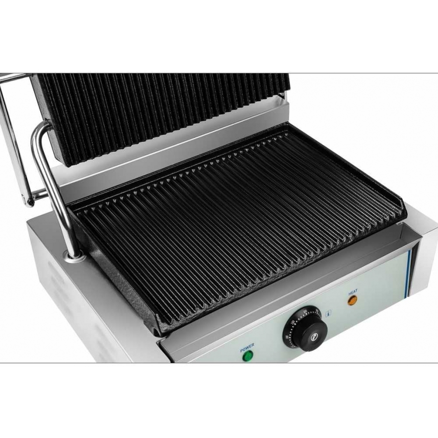Royal Catering Grilis kontaktowy double-sided ribbed PANINI – 4