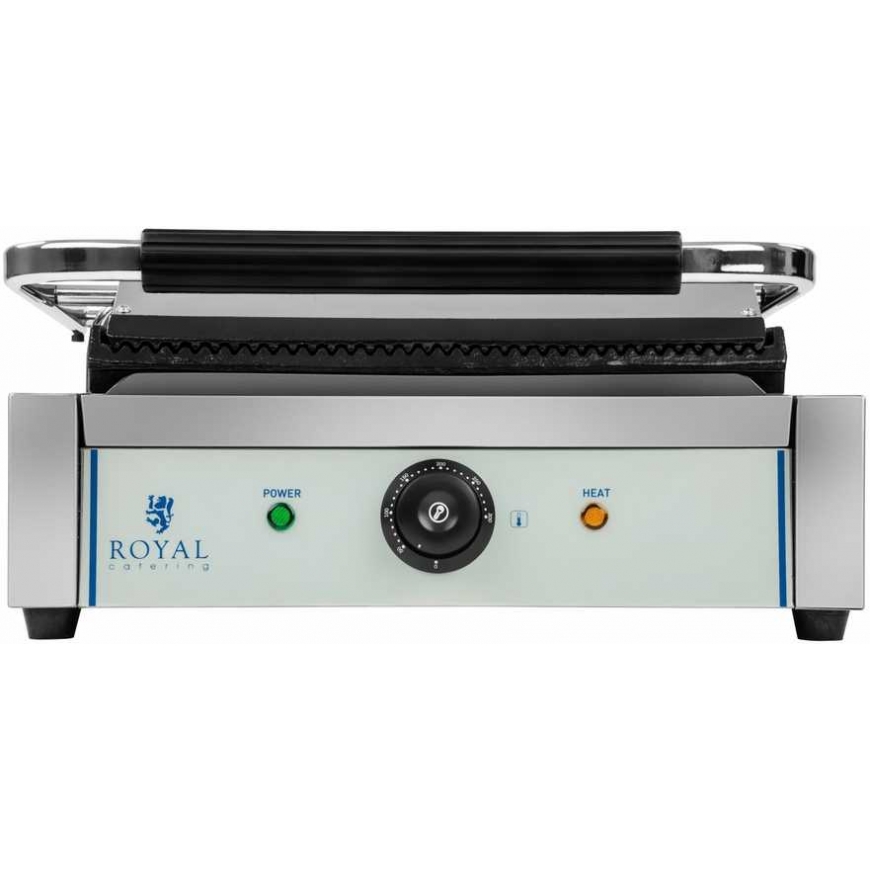 Royal Catering Grilis kontaktowy dwustronny ryflowany PANINI – 5