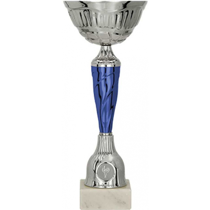 Detail Puchar metalowy silver and - blue