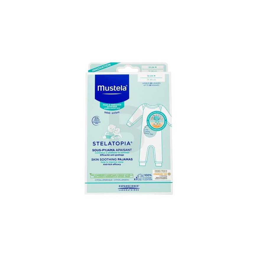 Mustela odą raminanti pižama Stelatopia 12-24 mėn – 2