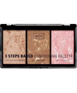 Wibo 3 Steps Baked Contouring Palette face contouring palette 10g