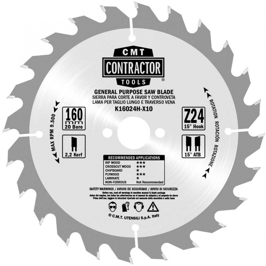 CMT Cutting disc for wood CMT
