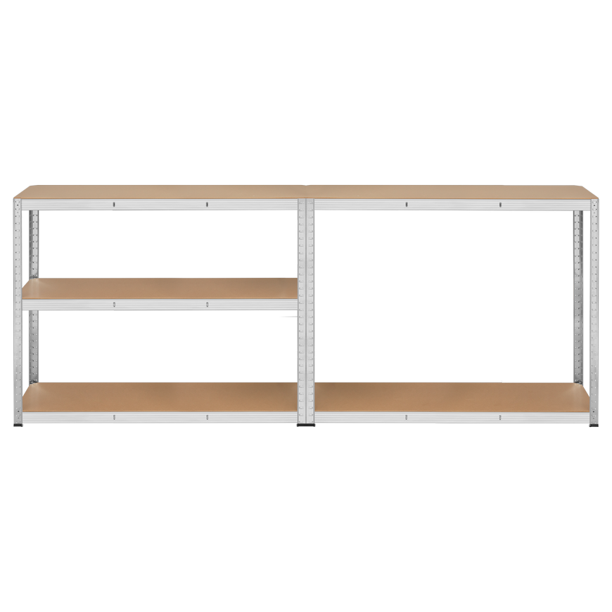 Metalinė sandėlio lentyna 205x120x45 sidabrinė Rebel – 4