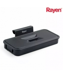 Waste bag holder for cupboard door 24.5 x 13.5 x 5.5 cm
