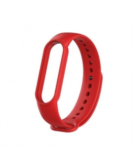 Beline pasek Mi Band 7|6|5 czerwony |red