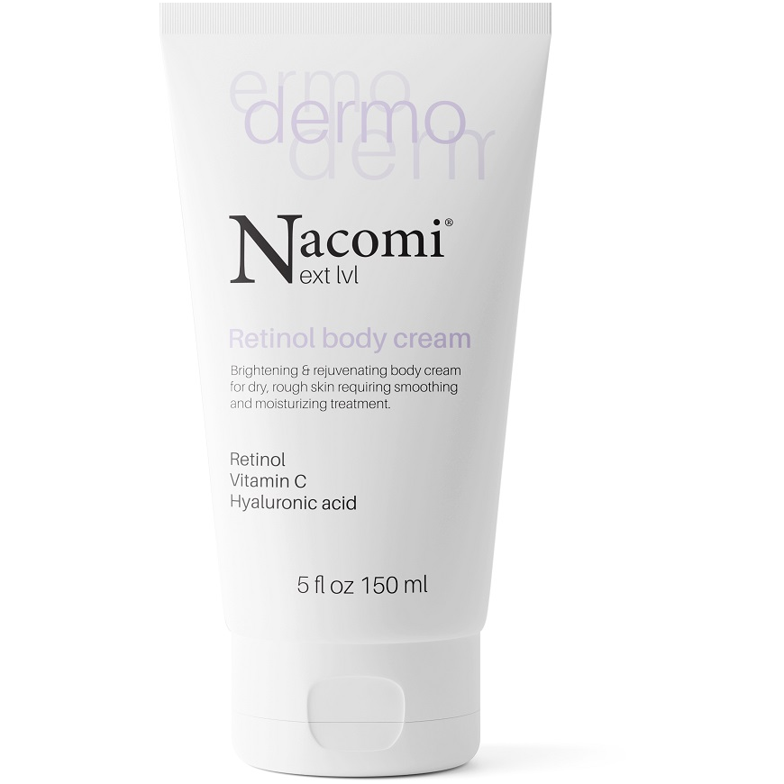 Nacomi Next Level Dermo - brightening and rejuvenating body cream with retinol and vitamin C, 150 ml – 3