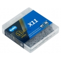 KMC X11 EPT chain, 11 gears / Silver KMC X11 EPT chain, 11 gears / Silver