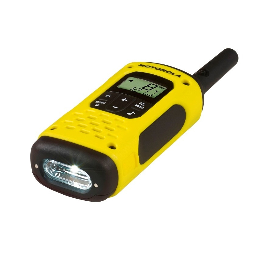 Motorola Talkabout T92 H2O рация 16 канала 446.00625 - 446.19375 MHz Черный, Желтый – 4