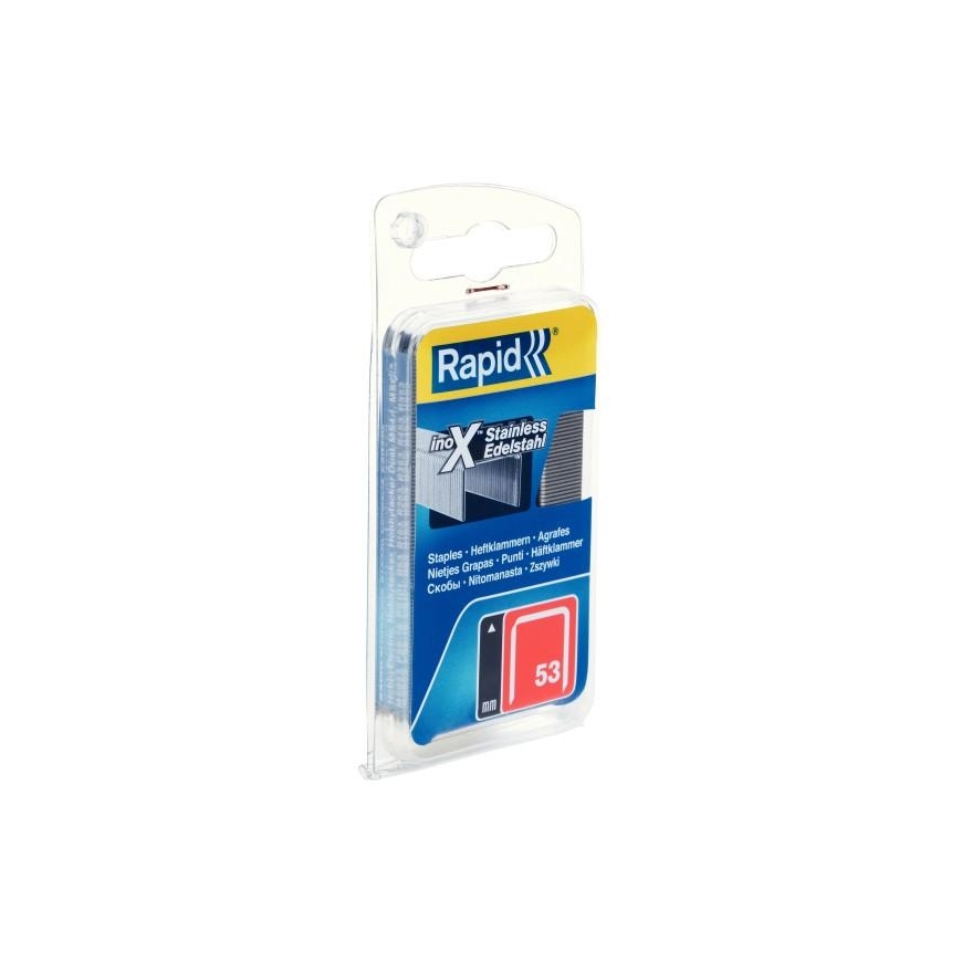 Stainless steel staples. steel "Rapid" 53/12 1080 pcs. – 2