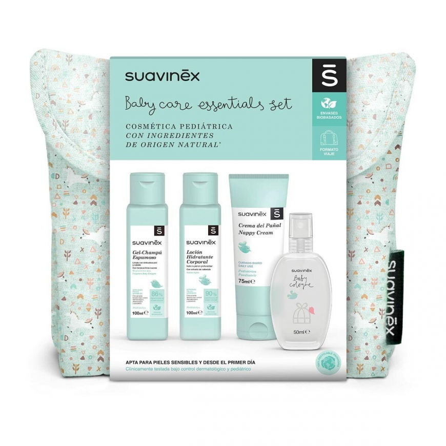 Suavinex Baby Care Essential toiletry bag Blue 1u – 2