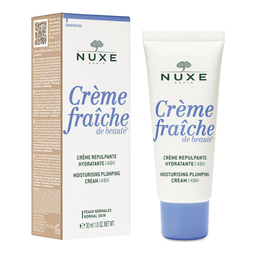 NUXE 48 hours moisturizing cream for normal skin "Crème Fraîche® de Beauté 48H Moisturizing Plumping cream for normal skin", 30 – 3