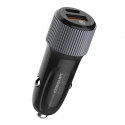 Maxlife MXCC-04 PD QC car charger 1x USB-C 1x USB 20W black + US Maxlife MXCC-04 PD QC car charger 1x USB-C 1x USB 20W black + US