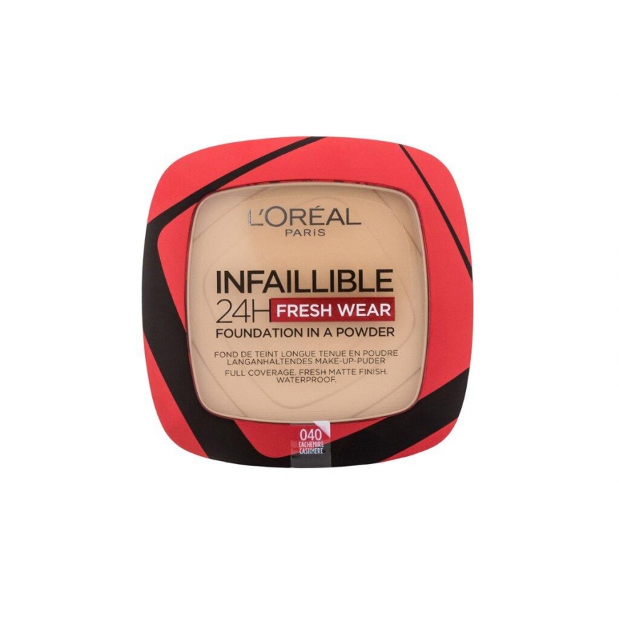 L'Oréal Paris Infaillible 24H Fresh Wear Makiažo pagrindas In A Pudra Makeup moterims, 9 g – 3