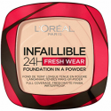 L'Oréal Paris Infaillible 24H Fresh Wear Makiažo pagrindas In A Pudra Makeup moterims, 9 g L'Oréal Paris Infaillible 24H Fresh Wear Makiažo pagrindas In A Pudra Makeup moterims, 9 g