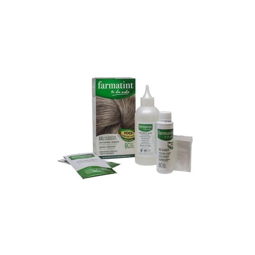 Farmatint 6c Rubio Oscuro Ceniza 155ml