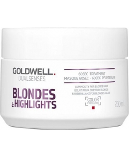 Restorative hair mask for lightened hair Goldwell Blondes & Highlights 60sec Treatment 200ml