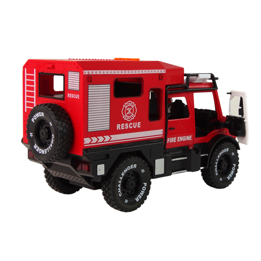 Lean Cars SUV Fire Service Red Sounds of doors opening Lights – 3
