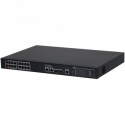 Dahua PoE hub 1000Mbps 16-port PoE +2G uplink + 2SFP, Hi-PoE