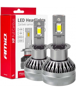 Żarówki samouke led seria hp full canbus h3 12v 24v 6500k amio-03672