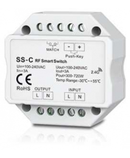 SKYDANCE SS-C single channel 230V controller without dimming function + Push Key