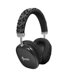 Guess Bluetooth headphones GUBHK1GCTCSK GCUBE METALLIC SCRIPT LOGO black