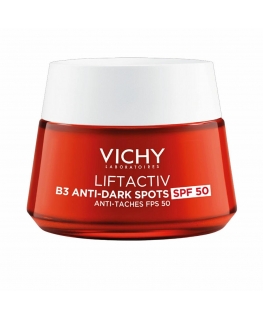 Vichy Liftactiv B3 Anti-Blemish Kremas Spf50 intensyvaus poveikio kremas nuo raukšlių pigmentinių dėmių korekcijai 50ml