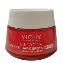 Vichy Liftactiv B3 Anti-Blemish Kremas Spf50 intensyvaus poveikio kremas nuo raukšlių pigmentinių dėmių korekcijai 50ml