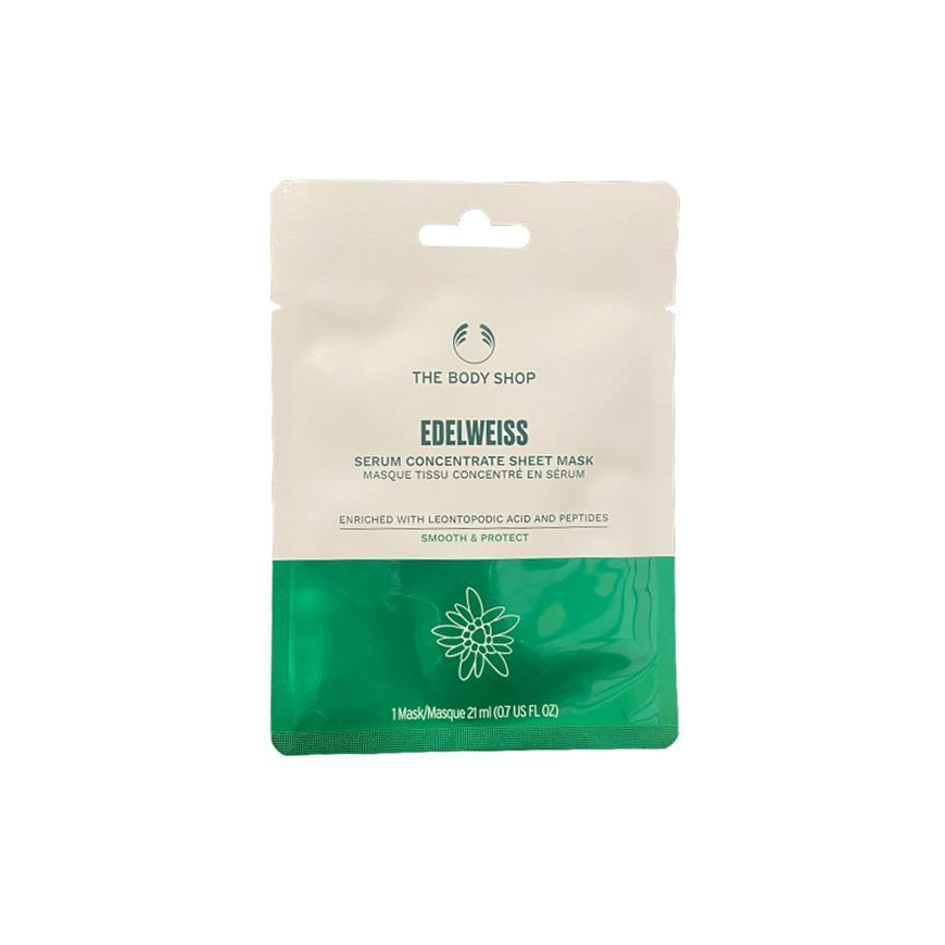 The Body Shop concentrated sheet mask with serum Edelweiss 21ml – 2