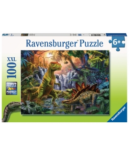 Ravensburger Dinosaur Oasis Jigsaw puzzle 100 pc(s) Dinosaurs