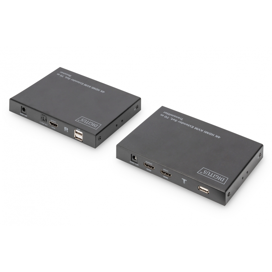 Digitus DS-55513 KVM pagarinātājs Raidītājs un uztvērējs – 2