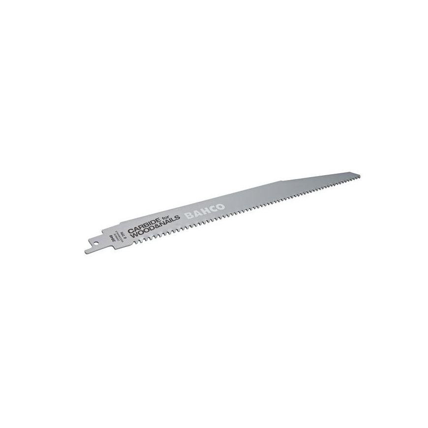 Bahco Carbide TCT reciprocating saw blade 150mm*1.32mm 8TPI for wood 1 pc