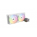 Zalman ALPHA28 White CPU Liquid Cooler 280mm Radiator 2 x 140 mm Fan ARGB pump Dual Zalman ALPHA28 White CPU Liquid Cooler 280mm Radiator 2 x 140 mm Fan ARGB pump Dual