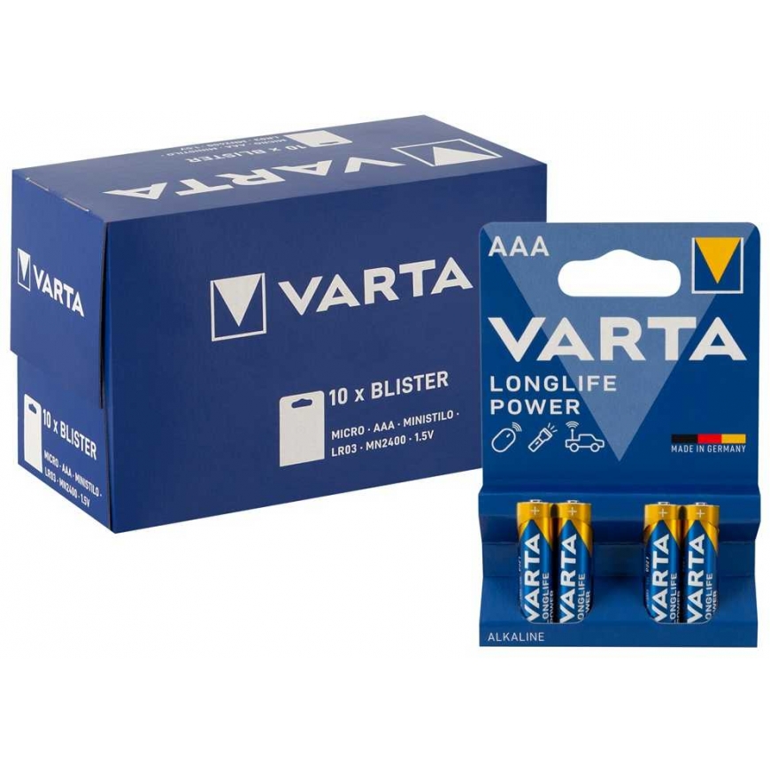 Batteries Varta LR03 LONGLIFE – 3