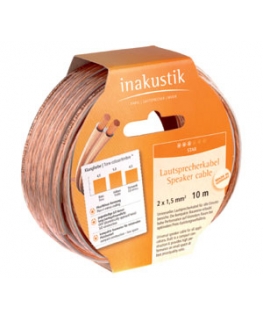 Inakustik 10m Star Speaker Cable garso kabelis Permatomas