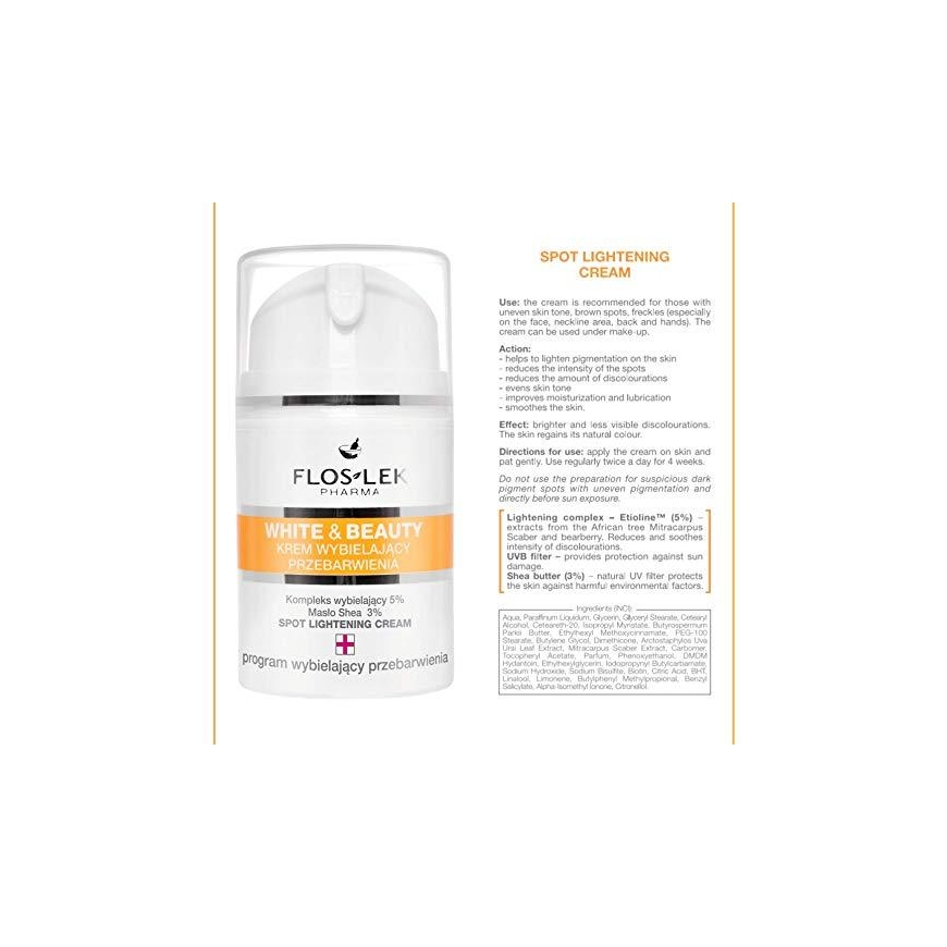 FLOSLEK White and Beauty Discoloration whitening cream 50 ml – 2