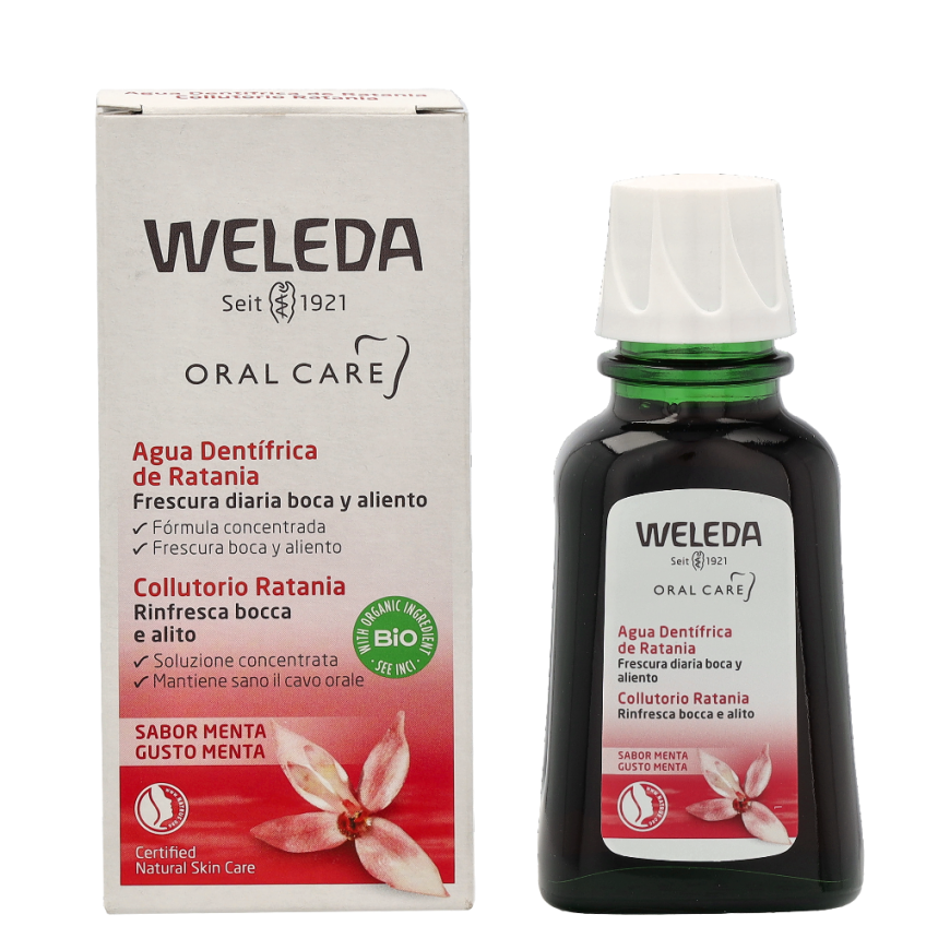 Weleda Ratanhia burnos skalavimo skystis 50ml – 2