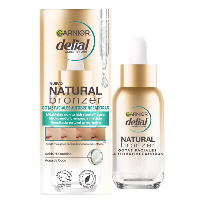 "Delial Natural Bronzer" self-tanning face serum 30ml