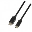 LogiLink UA0336 videokaabliadapter 3 m USB tüüp-C DisplayPort Must LogiLink UA0336 videokaabliadapter 3 m USB tüüp-C DisplayPort Must