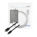 LogiLink UA0336 videokaapeli-adapteri 3 m USB Type-C DisplayPort Musta LogiLink UA0336 videokaapeli-adapteri 3 m USB Type-C DisplayPort Musta