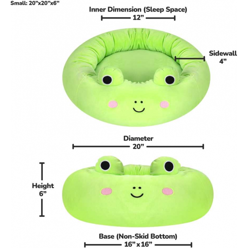 SQUISHMALLOWS Pet bed Wendy The Frog, 50 cm – 2