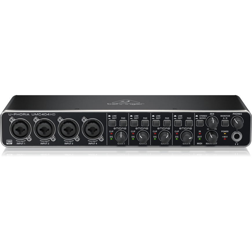 Behringer UMC404HD recording audio interface – 2