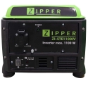 Zipper ZI-STE1100IV engine-generator 1100 W 4.2 L Petrol Black, Green