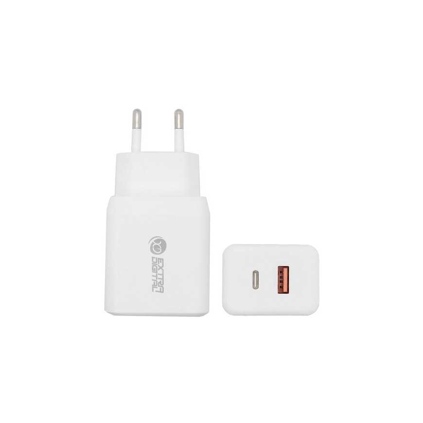Charger EXTRA DIGITAL USB Type-C, USB Type-A: 35W, PPS