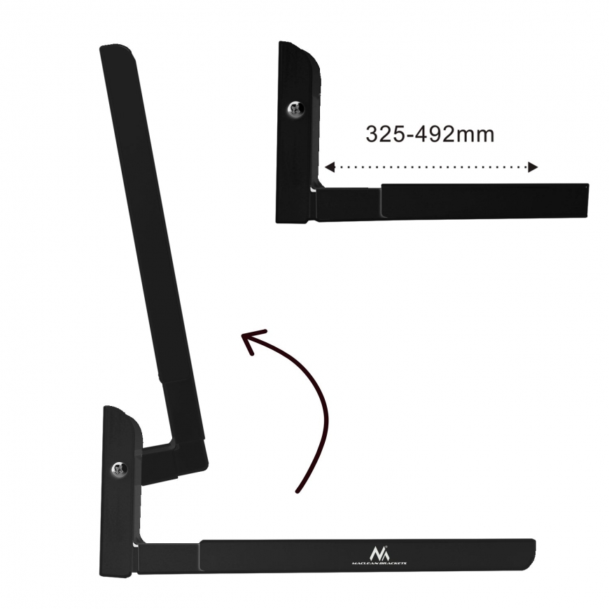 Microwave handle black Maclean MC-915B