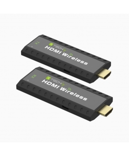 Techly IDATA HDMI-WL53 AV extender AV transmitter & receiver Black