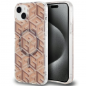 Dėklas Original faceplate case GUESS GUHMP15SHGCUSTGW for iPhone 15 (Compatible with Magsafe / IML GCUBE / ruda) Dėklas Original faceplate case GUESS GUHMP15SHGCUSTGW for iPhone 15 (Compatible with Magsafe / IML GCUBE / ruda)