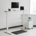 Manuāli regulējams rakstāmgalds Ergo Office, maks. 40 kg, maksimālais augstums 117 cm, ar augšpusi darbam stāvus un sēdus, ER-40 Manuāli regulējams rakstāmgalds Ergo Office, maks. 40 kg, maksimālais augstums 117 cm, ar augšpusi darbam stāvus un sēdus, ER-40