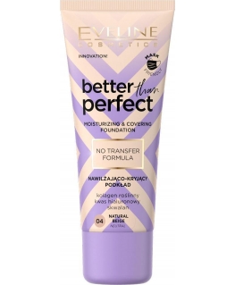 Eveline Cosmetics Eveline EVELINE_Better Than Perfect drėkinantis ir dengiantis pagrindas 04 Natural rusvai gelsvas 30ml